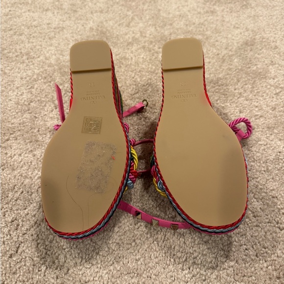 Valentino Rockstud Rainbow Wedge - MINT CONDITION - Size 38 - Picture 7 of 7